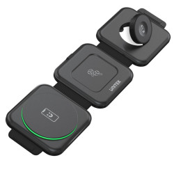 Ładowarka magnetyczna 3w1 15W przenośna, UNITEK