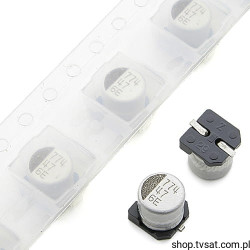 NACE470M6.3V 47uF 6.3V 5X5.5TR Electrolytic SMD NIPPONIND