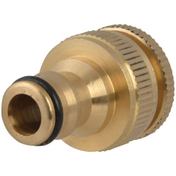 Faithfull SB3002 Brass Dual Tap Connector 12.5-19mm (1/2 - 3/4in)