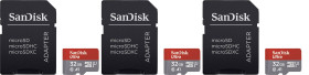 SanDisk Ultra® microSDHC 32 GB Class 10, UHS-I standard wydajności A1, zaw. oprogramowanie Android, zaw. kartę pamięci S