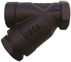 Filtr siatkowy typu Y, Stal węglowa, Powietrze, olej, woda, 1/2cal, BSP