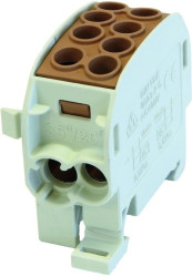 Blok rozdzielczy - odgałęźny Al/Cu SCB 35 (80210) SIMBLOCK brązowy 81502015