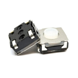 Tactile Switch - 50mA, 12VDC, 5.2mm, 350gf, J lead