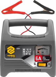 Prostownik 12V prąd ład. 6A, do akumul. 12-84Ah