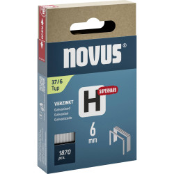 Novus 042-0784 Fine-Wire Staple 1870 pieces, 6x10.6mm, for Hammer Stapler