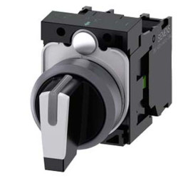 Przełącznik bistabilny, 3-pozycyjny, 10A, IP66, IP67, IP69, Ø 22mm, Siemens SIRIUS ACT