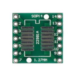 Adapter PCB SOP14 na DIP14