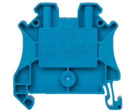 Złączka szynowa 2-przewodowa 0,14-6mm2 niebieska UT 4 BU 3044115