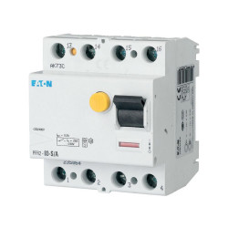 RCCB, Typ A, 4-biegunowy, 25A, 1mA, Eaton, PFR 230/400V ac