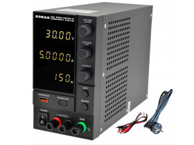 Zasilacz laboratoryjny KORAD U202 30V 5A 2xUSB z pomiarem mocy