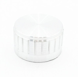 GSL40 gałka potencjometru srebrna, średnica 40mm