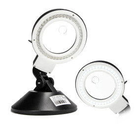 Lampa z lupą Yihua 718 LED 90mm 3D-10D czarna