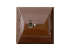 AKCENT Gniazdo telefoniczne brązowy GPT-1A/24 OSPEL