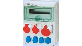 Rozdzielnica Rss-04 Okienko 12 Modułów Okablowana 1X63a 3P+N+Z 400V, 2X32a...