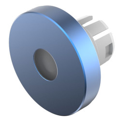 Soczewki do wskaźników, 61-984, Niebieski, Okrągły, średnica: 19.7