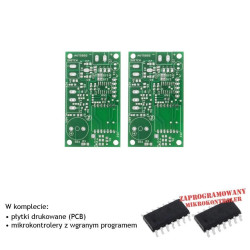 Bezprzewodowy system powiadamiania z informacją zwrotną, PCB's i mikroprocesory do projektu AVT5855