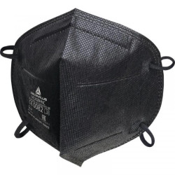 Opakowanie 30 półmasek jednorazowych FFP2 - składane pionowo M1202BH, kolor: czarny, rozmiar: Uniwersalny / M1202BHNC