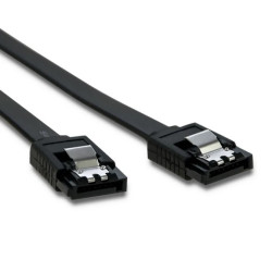 Qoltec Kabel SATA III męski / SATA III męski 0.5m czarny