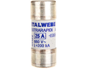 Wkładka bezpiecznikowa cylindryczna 22x58mm 25A aR 690V CH22UQ 002645013