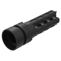 Element wykonawczy przycisku, Siłownik, do uzytku z: Urządzenia przełączające, Czarny, 18, Utrzymane