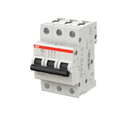 Wyłącznik nadprądowy MCB, Typ Z, 3-biegunowy, 500mA, 400V, 125V, ABB, S200M