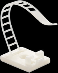 Mounting base, max. bundle Ø 17 mm, PA, natural, self-adhesive, (L x W x H) 25 x 18 x 70 mm, BYB-5-13H756