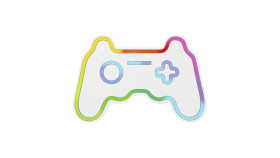 Neon Led Rgb Gamepad Flrne04 + Pilot Forever Light