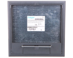 tehalit.VE-EE Pokrywa uchylna VQ06 200x200 wykładzina 12mm stal szary PA VQ06127011