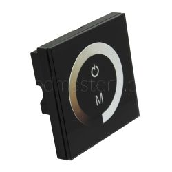 TM06BL panel dotykowy ściemniacz taśm LED 12/24V czarny