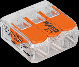 221-413 Connection terminal, 3-conductor connection