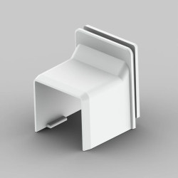 Pokrywa przepustowa bezhalogenowa dla kanałów LHD 20X20HF biała 8629HF_HB