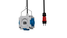 Rozdzielnica Wisząca Mdv 3X230v Z Kablem I Wtyczką Doktorvolt 2657