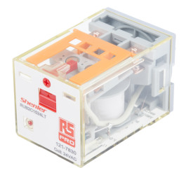 Przekaźnik mocy 24V ac DPDT RS PRO 300W, Wciskane Wciskane