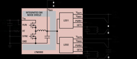 40V, Dual 500mA or Single 1A Ultralow Noise, Ultrahigh PSRR μModule Regulator