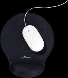 574858 Mouse pad, with silicone gel palm rest, black