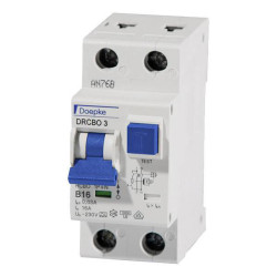 Doepke 09932104 DRCBO RCBO 1-pin 16A 0.03A 230V for Fault &amp; Line Protection