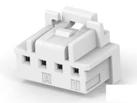 Obudowa złącza 4-pinowe -rzędowe raster: 2mm TE Connectivity Wtyk Montaż na kablu 1-2232979