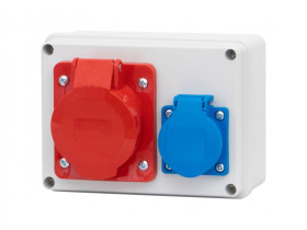 Rozdzielnica budowlana RB gniazda 16A/5 1x250V IP44 R-150 F3.0083 F-ELEKTRO