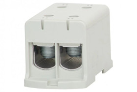 Złączka szynowa ZU 1-torowa (2x240/2x240mm2) Al/Cu - szara