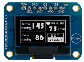 Wyświetlacz OLED 0.96cal Biały macierz pasywna 128 x 64pikseli Midas COB SPI
