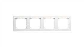 Merten M-Smart Ramka Poczwórna Biel Polarna Mtn478419