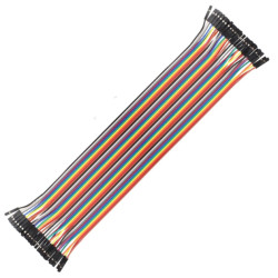 Kabelki F/F 20cm. taśma 40szt. kolory.