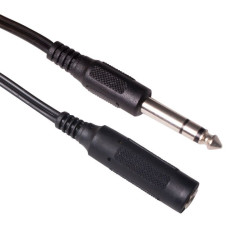 Kabel jack 6,3st wt.-gn. 5m