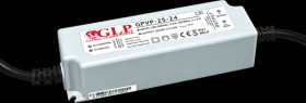GPVP-25-24 LED power supply, 25 W, 24 V DC, 1 A, IP67, with PFC
