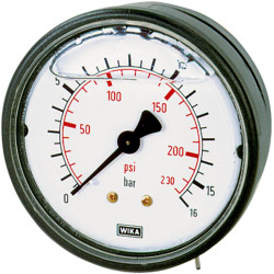 Riegler glycerine pressure gauge, 102106, 814-K