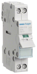 Wyłącznik 2 styki 16 A 2 NO 230 V Hager SBN216