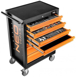Szafka warsztatowa wózek narzędziowy 7 szuflad organizer na kółkach z wyposażeniem 176 narzędzi