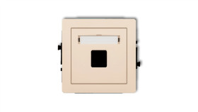 Deco Gniazdo Komputerowe Pojedyncze Bez Modułu Beżowy 1Dgk-1P...