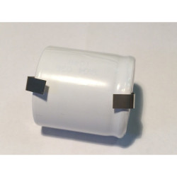 Akumulator 1,2V 2,4Ah VRE1/2D NiCd 33x36,8mm SAFT z blaszkami do lutowania