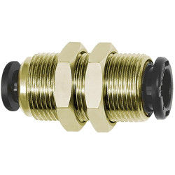 Straight push-in bulkhead connector reducing »click-clock«, M17x1, 108748, 751.017-810
